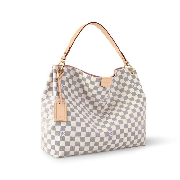 Louis Vuitton Damier Azur Canvas Bag & crossbody bag strap - Picture 3 of 15